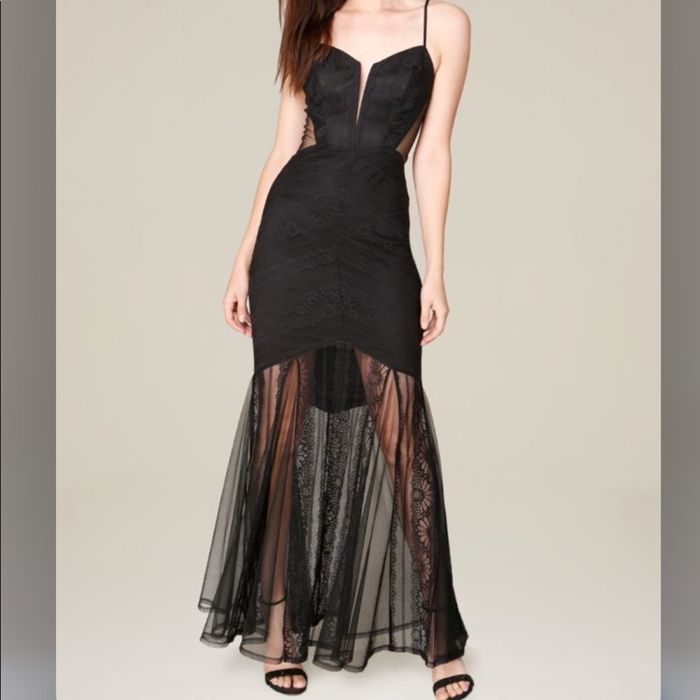 Bebe andie lace dress